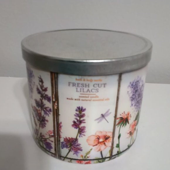 Bath and body works Other - Bath and body works candle 3 wick FRESH CUT LILAC FLORAL DESIGN